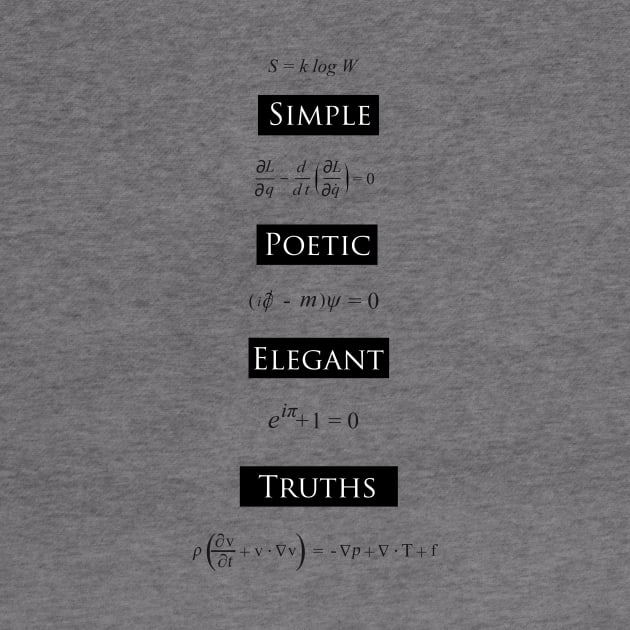 Simple Poetic Elegant Truths by hereticwear